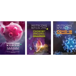 Zestaw książek "Skutecznie wyleczyć" - Choroby Nowotworowe & Choroby Sercowo-Naczyniowe & COVID-19 cena 340,00zł
