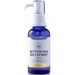 Puromedica Nuion Witamina D3 + K2 MK7 4000 IU płyn 50ml cena 74,90zł