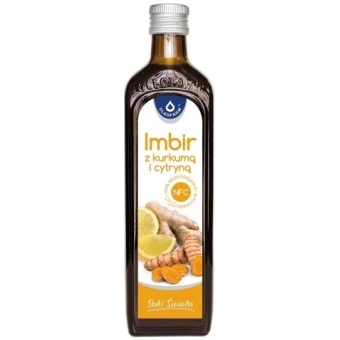 Sok Imbir z Kurkumą i Cytryną 490ml Oleofarm cena 28,60zł