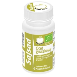 Sajsad liofilizat na bazie ekologicznego octu gruszkowego 300mg 60 kapsułek cena 95,00zł