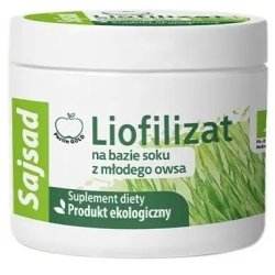 Sajsad liofilizowany sok z młodego owsa w proszku 150g cena 109,00zł