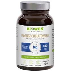 Biowen Magnez Chelatowany 840mg 100kapsułek cena 49,99zł