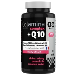 BioOrganic Colamina 1000mg + witamina D3 120kapsułek cena 91,00zł