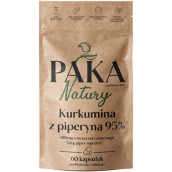 Paka Natury Kurkumina z piperyną 95% 60kapsułek cena 48,90zł