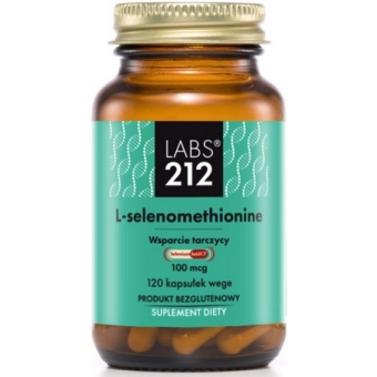 LABS212 L-Selenomethionine Selenium SeLECT 120kapsułek cena 49,99zł