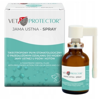 Vet Protector Jama ustna spray dla psów i kotów 30ml cena 67,18zł