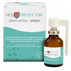 Vet Protector Jama ustna spray dla psów i kotów 30ml cena 67,18zł