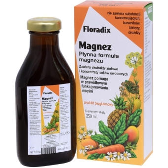 Floradix Magnez 250ml PROMOCJA cena 43,00zł