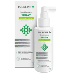 Poliderm Spray na zmiany skórne dla psa i kota 100ml cena 48,90zł