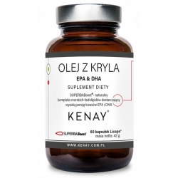 Kenay Olej z kryla EPA & DHA Superba Boost 60kapsułek cena 94,90zł