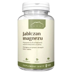 Nanga Jabłczan magnezu 700mg 100kapsułek cena 28,00zł