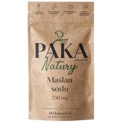 Paka Natury Maślan sodu Na jelita 550mg 60kapsułek cena 45,00zł