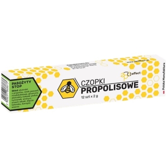 Czopki propolistowe pasożyty STOP 12sztuk x 2g API Effect cena 52,00zł