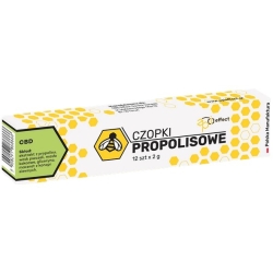 Czopki propolisowe z olejem CBD 12sztuk x 2g API Effect cena 52,00zł