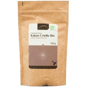 Nanga Kakao Criollo BIO mielone surowe RAW 250g cena 38,90zł
