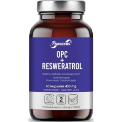 Yango Panaseus OPC + Resweratrol 50kapsułek cena 40,50zł