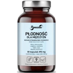 Yango Panaseus Płodność dla mężczyzn 50kapsułek cena 35,90zł