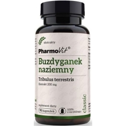 Pharmovit Buzdyganek naziemny (Tribulus terrestris) 200mg 90kapsułek cena 32,20zł