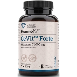 Pharmovit CeVit™ Forte Witamina C 1000mg proszek 200g cena 16,50zł