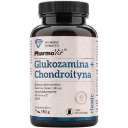 Pharmovit Glukozamina + Chondroityna 150g cena 41,20zł
