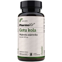 Pharmovit Gotu kola (Wąkrota azjatycka) 125mg 90kapsułek cena 26,90zł