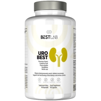 BestLab UroBest na układ moczowy 90kapsułek cena 89,00zł