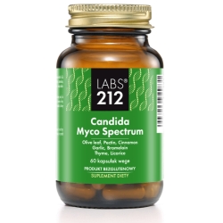 LABS212 Candida Myco Spectrum Wsparcie jelit 60kapsułek cena 85,90zł