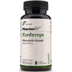 Pharmovit Kordyceps (Maczużnik chiński) 400mg 90kapsułek cena 35,90zł