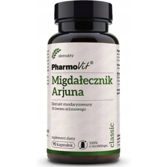 Pharmovit Migdałecznik Arjuna 90kapsułek cena 29,20zł
