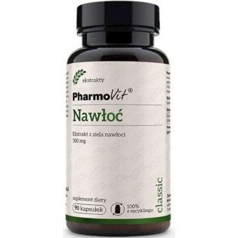 Pharmovit Nawłoć ekstrakt 500mg 90kapsułek cena 28,00zł