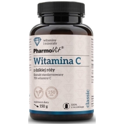 Pharmovit Witamina C z dzikiej róży proszek 150g cena 50,90zł