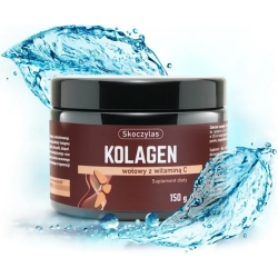 Skoczylas Kolagen wołowy z Witaminą C proszek 150g cena 46,90zł