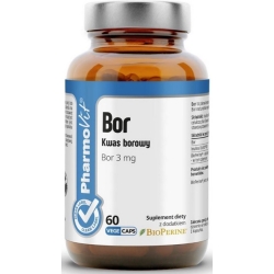 Pharmovit Clean Label Bor 3mg 60kaps cena 23,90zł
