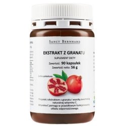 Sanct Bernhard Granat (ekstrakt z granatu) 90kapsułek cena 51,90zł