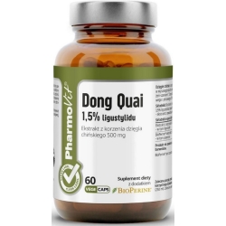 Pharmovit Clean Label Dong Quai 1,5% ligustylidu 60kapsułek cena 29,80zł