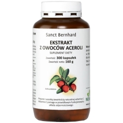 Sanct Bernhard Acerola 400mg 300kapsułek cena 59,90zł