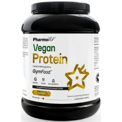 Pharmovit GymFood Vegan Protein Izolat białka grochu (wanilia) 750g cena 59,80zł