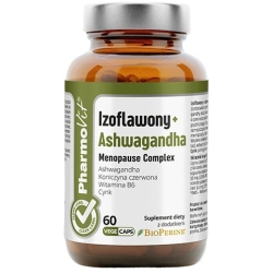 Pharmovit Clean Label Izoflawony + Ashwagandha Menopause Complex 60kapsułek cena 32,20zł