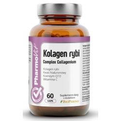 Pharmovit Clean Label Kolagen rybi Complex 60kapsułek cena 51,90zł