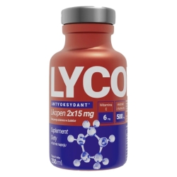 LycopenVIT Antyokdsydant Witamina E + Kurkuma 15x250ml cena 199,99zł