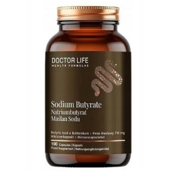 Doctor Life Maślan Sodu (Butyric Acid) 1000mg 100kapsułek cena 49,90zł