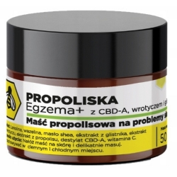 Maść propolisowa egzema CBDA glistnik wrotycz 50ml API Effect cena 57,99zł