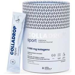 Aura Herbals Colladrop® Sport Kolagen morski 5000mg Mango-Marakuja 30saszetek cena 98,80zł