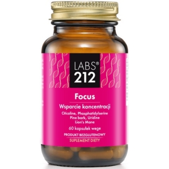 LABS212 Focus Wsparcie koncentracji 60kapsułek cena 119,90zł