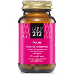 LABS212 Focus Wsparcie koncentracji 60kapsułek cena 119,90zł