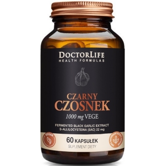 Doctor Life Czarny czosnek 60kapsułek cena 42,40zł