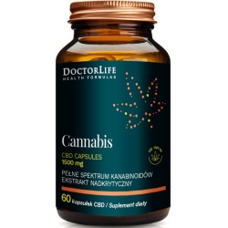 Doctor Life Cannabis 60 kapsułek cena 158,50zł