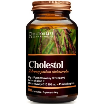 Doctor Life Cholestol Monokolina K & Co-Q10 60mg 90kapsułek cena 99,90zł