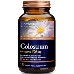 Doctor Life Colostrum Immuna 500mg 120kapsułek cena 70,50zł