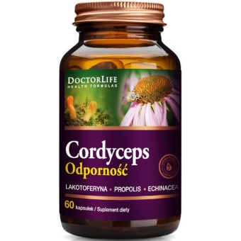 Doctor Life Cordyceps odporność 60kapsułek cena 114,90zł